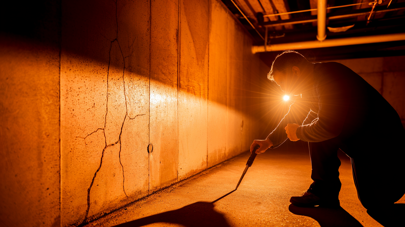 Foundation repair contractors working on home in historic McKinney Texas neighborhood